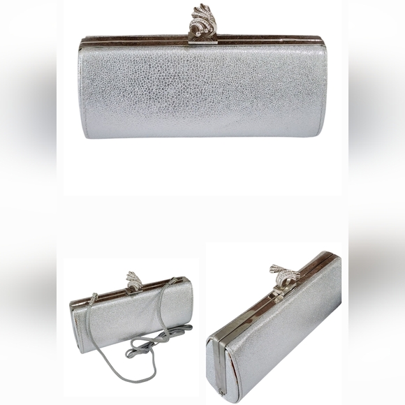 Clutch Bags Elegant Black Multicolor with Gold Detail Bundle Of Six - Picture 8 of 17